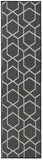 nourison horizon indoor outdoor hoz01 black rug