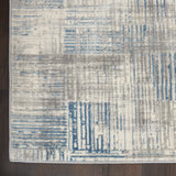 nourison solace sla03 ivory grey blue rug