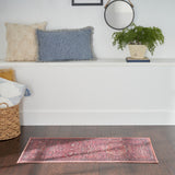 nourison new concept washables sr102 brick rug