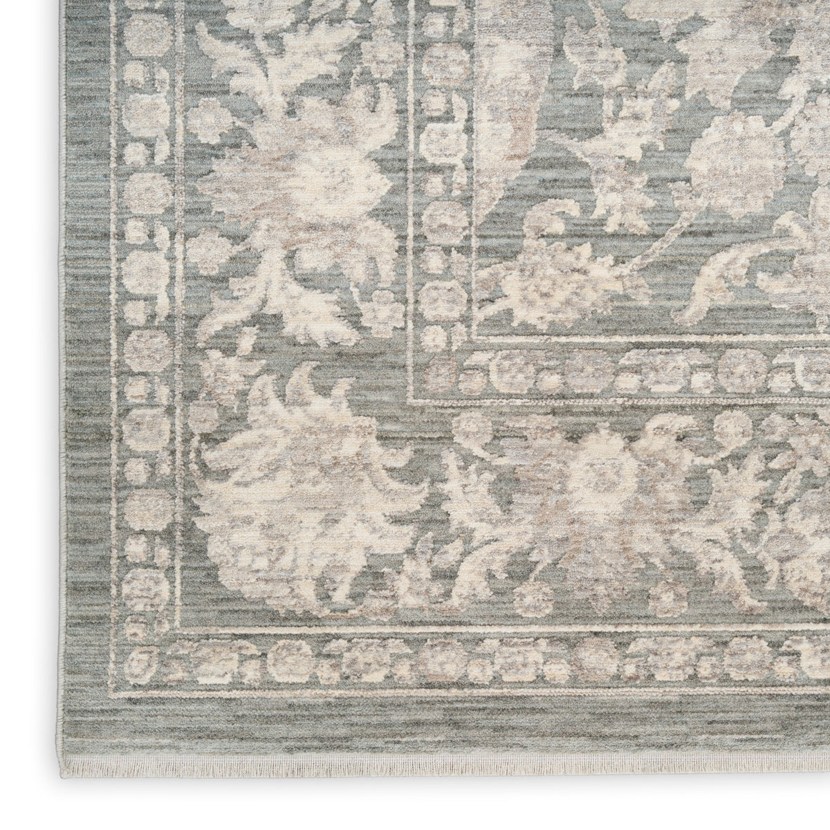 nourison shadows shw08 sage ivory rug