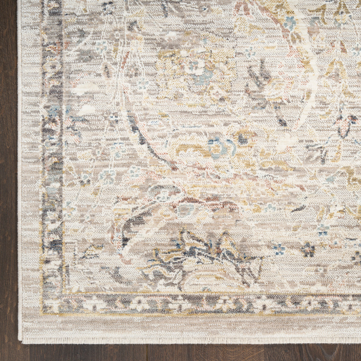 nourison antique fusion anf03 light grey rug