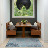 nourison garden oasis goa06 navy rug