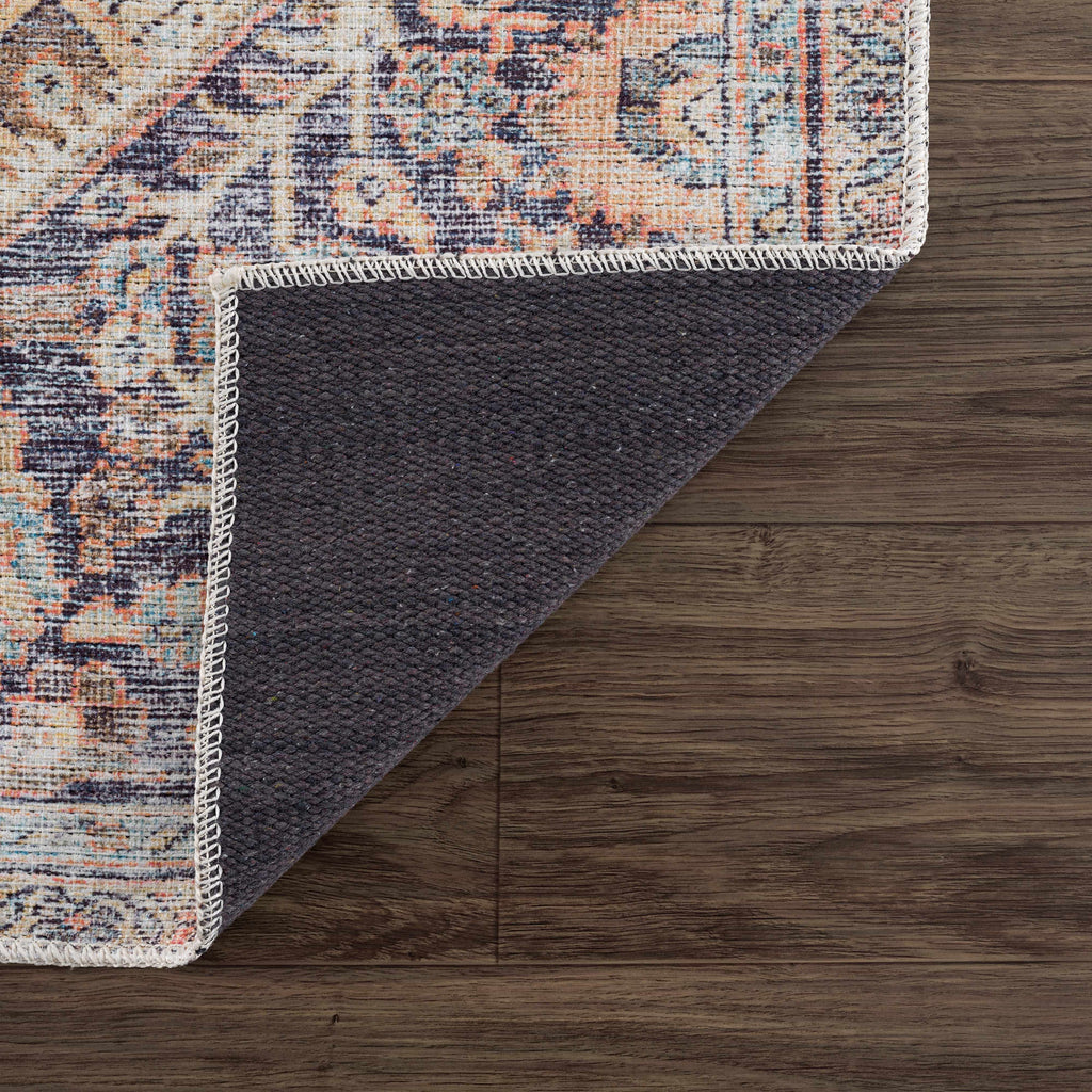 Hauteloom Konstantina HGEBKONSTA1 Peach Machine Made Rug