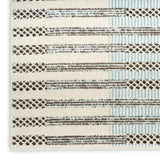 nourison nordic nrc15 ivory blue rug