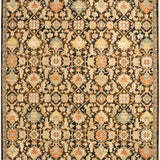 nourison antique bloom anb02 mocha multicolor rug