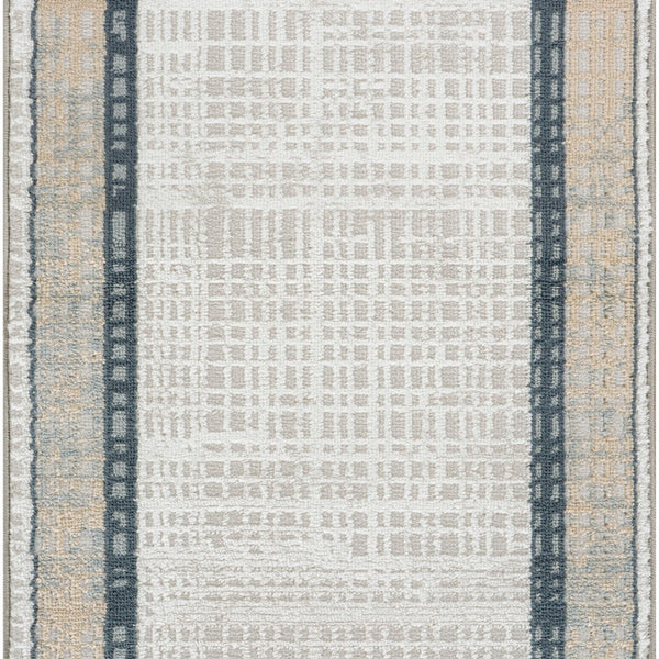 nourison dekor dek06 grey navy rug