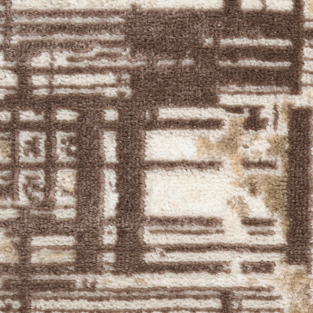 nourison dekor dek11 brown rug