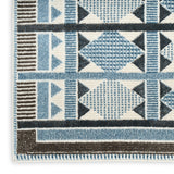 nourison nordic nrc06 blue rug