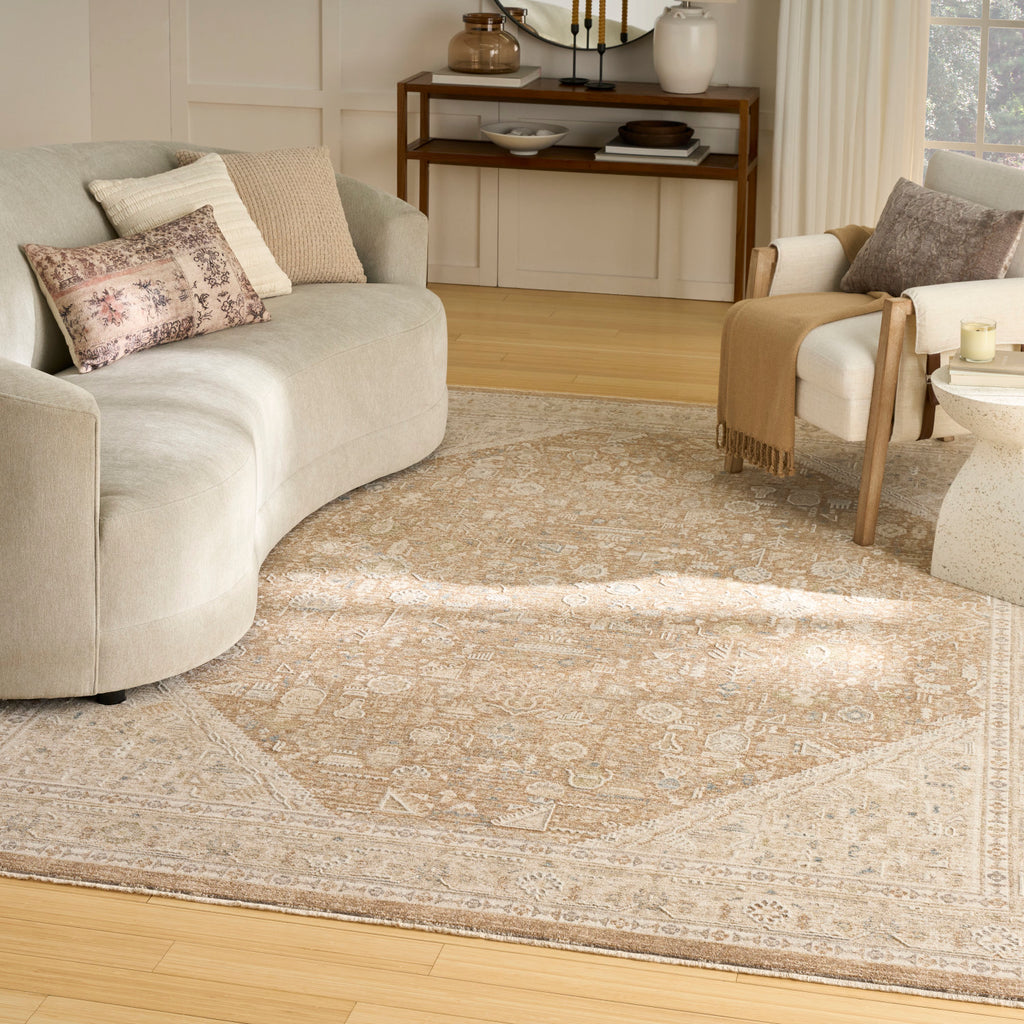 nourison retreat ret03 mocha rug