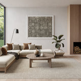 nourison moonlit mli03 ivory grey rug