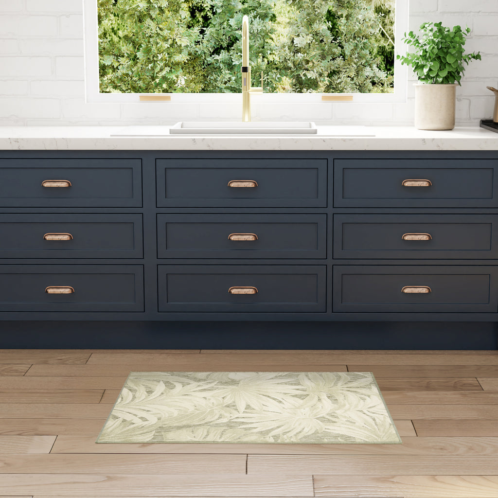 nourison aloha alh43 ivory sage rug