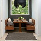 nourison horizon indoor outdoor hoz02 charcoal rug