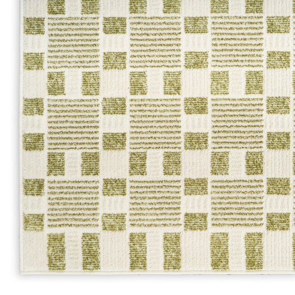 nourison nordic nrc13 green rug