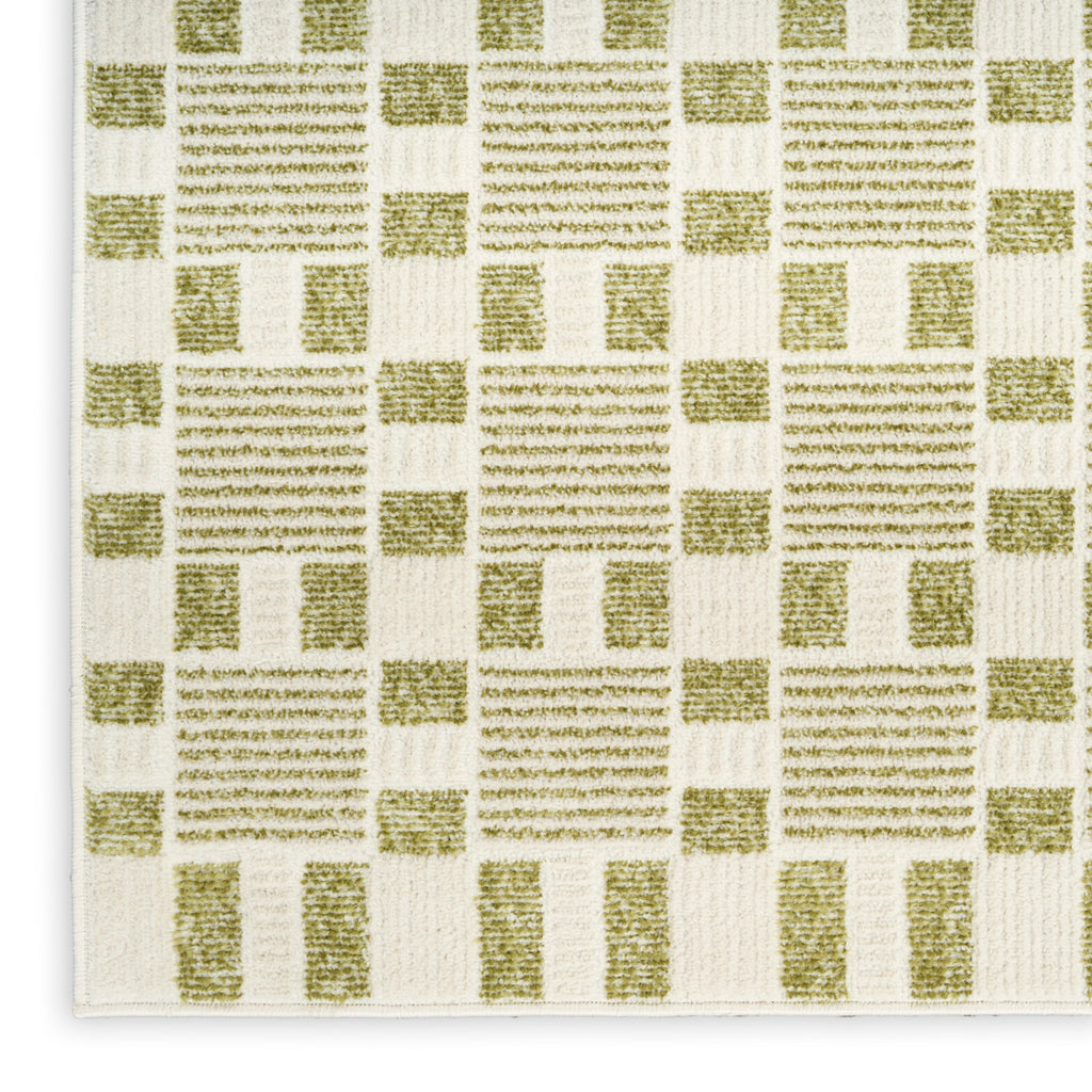 nourison nordic nrc13 green rug