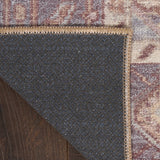 nourison vintage washables vws13 ivory purple rug