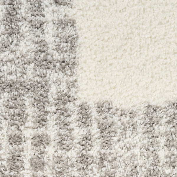 nourison pacific shag pcs02 ivory grey rug