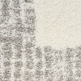 nourison pacific shag pcs02 ivory grey rug