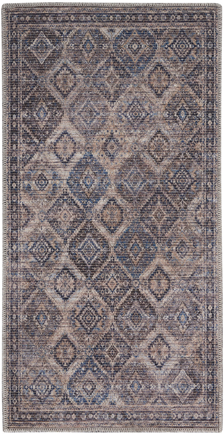 nourison new concept washables sr103 ivory latte rug