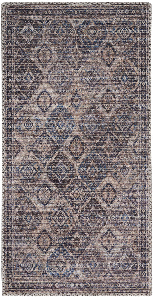 nourison new concept washables sr103 ivory latte rug