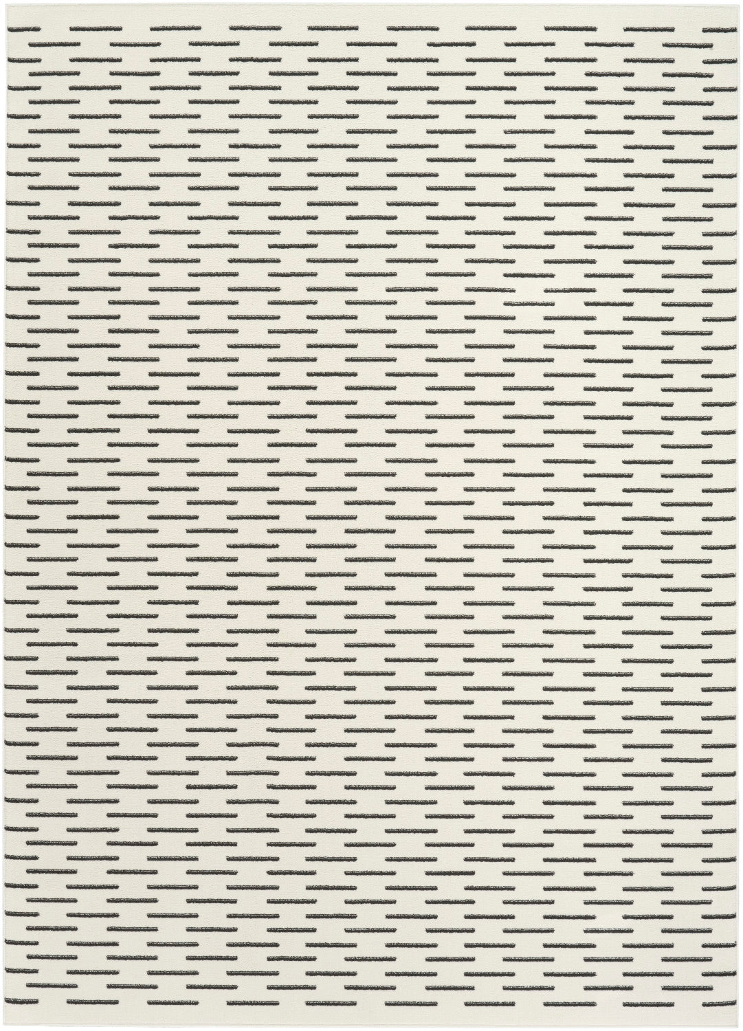 nourison nordic nrc12 ivory black rug