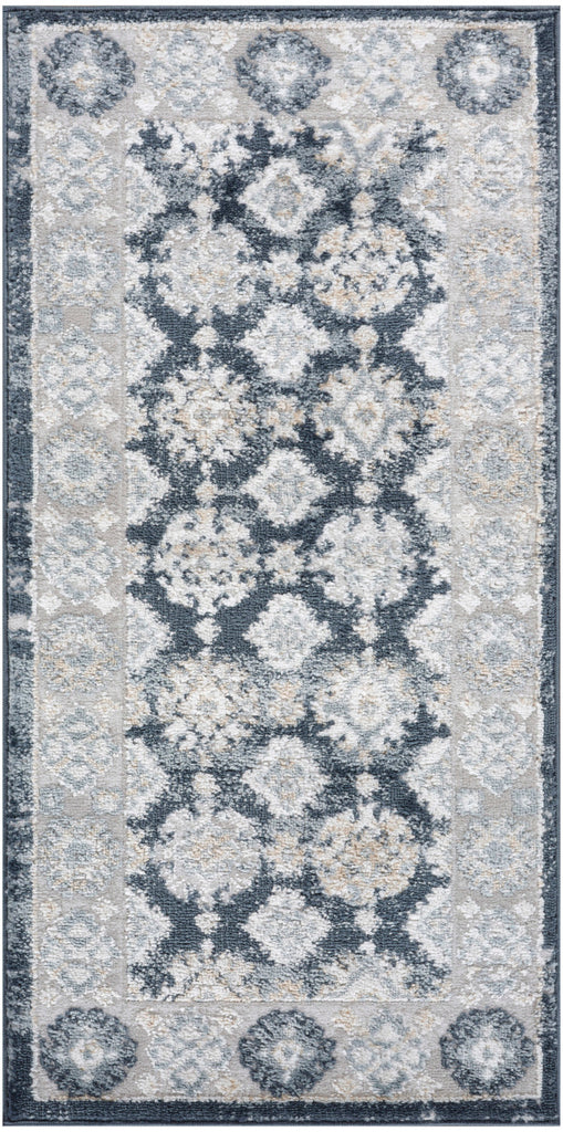 nourison dekor dek02 grey navy rug