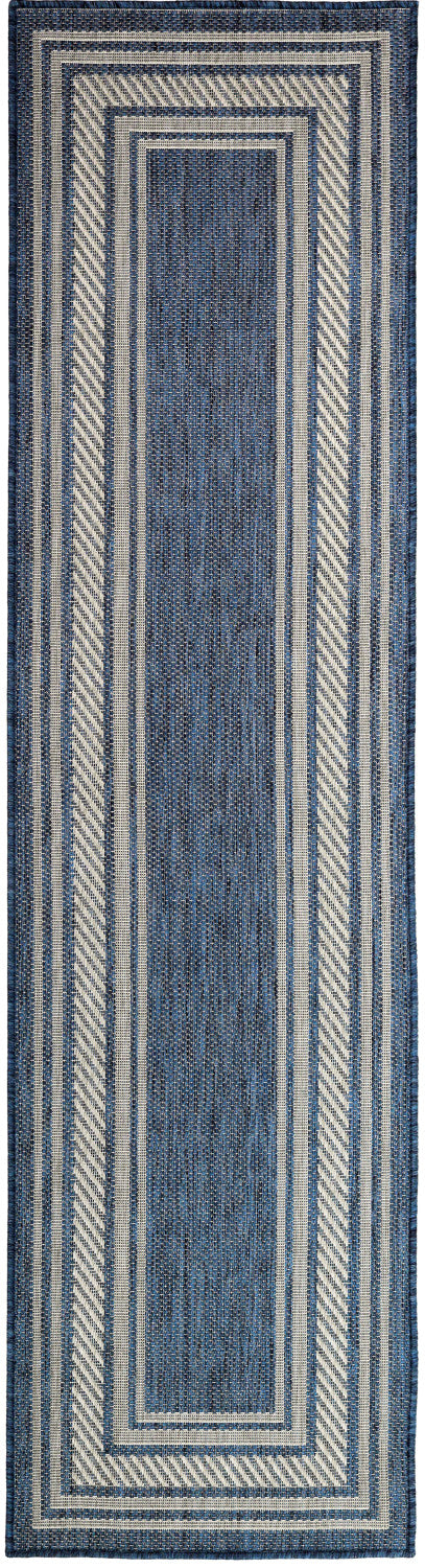 nourison horizon indoor outdoor hoz03 denim rug