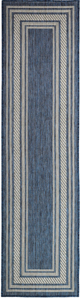 nourison horizon indoor outdoor hoz03 denim rug