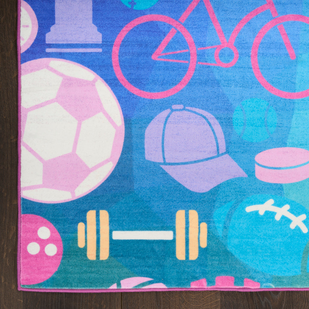 nourison imagination ima07 purple rug