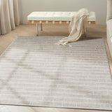 nourison ck079 notes not04 ivory grey rug