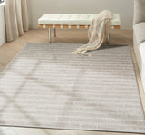 nourison ck079 notes not04 ivory grey rug