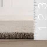 dash albert elevated solids 200neez04c beige hand tufted wool rug