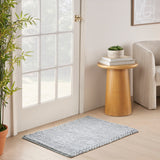 nourison pure knots knt01 denim rug