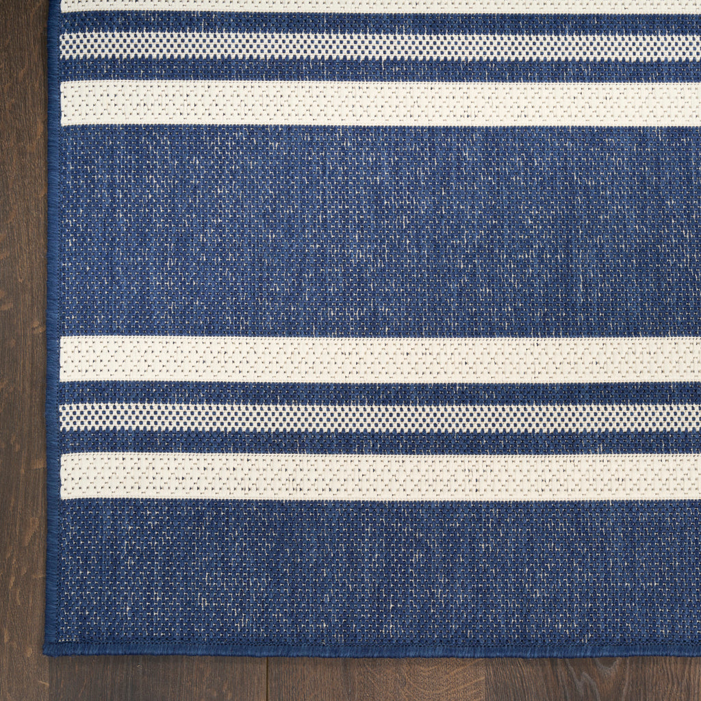 nourison horizon indoor outdoor hoz05 navy rug