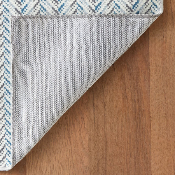 dash albert lowell da2323 blue machine washable polyester rug