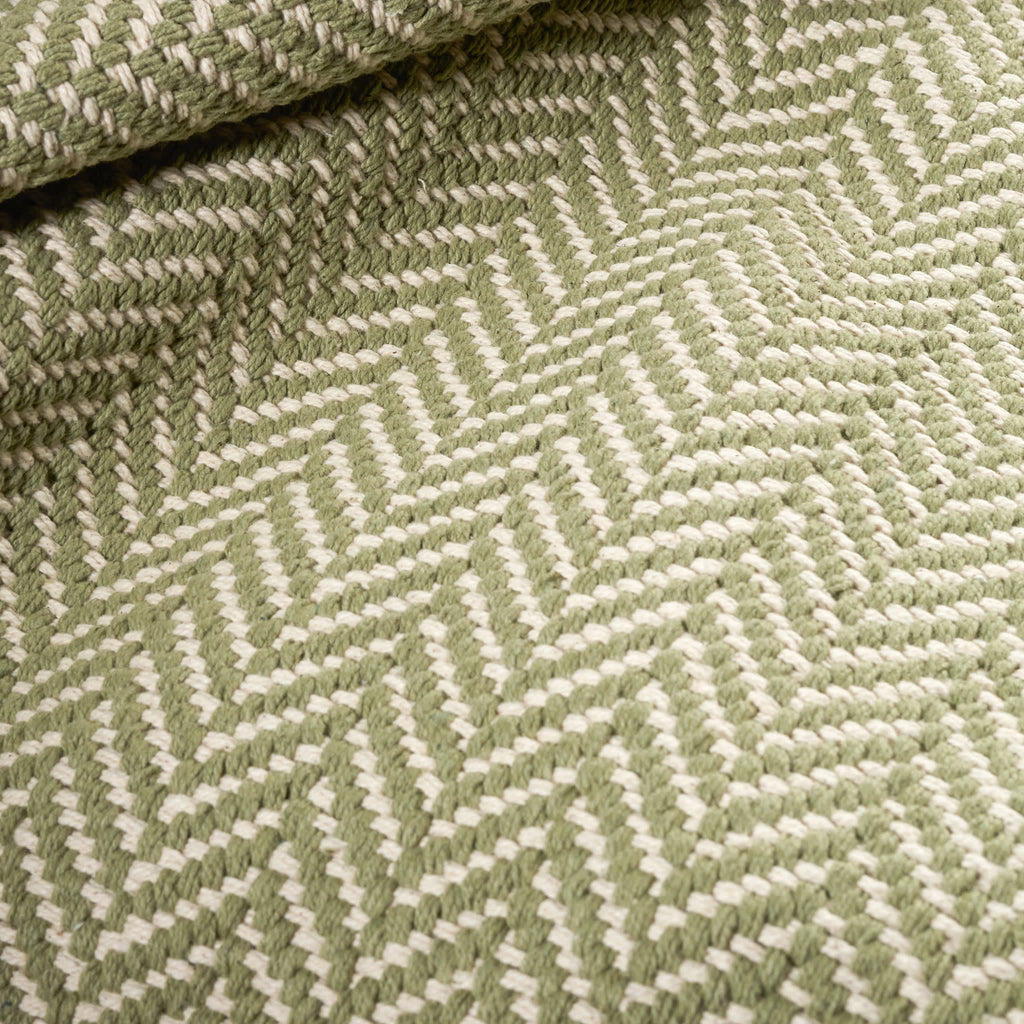 dash albert herringbone da2298 sage woven flatwoven cotton rug