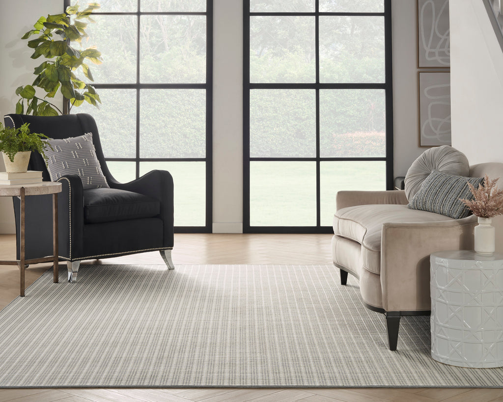 rugs done right custom roxbury stripe roxst metallic rug