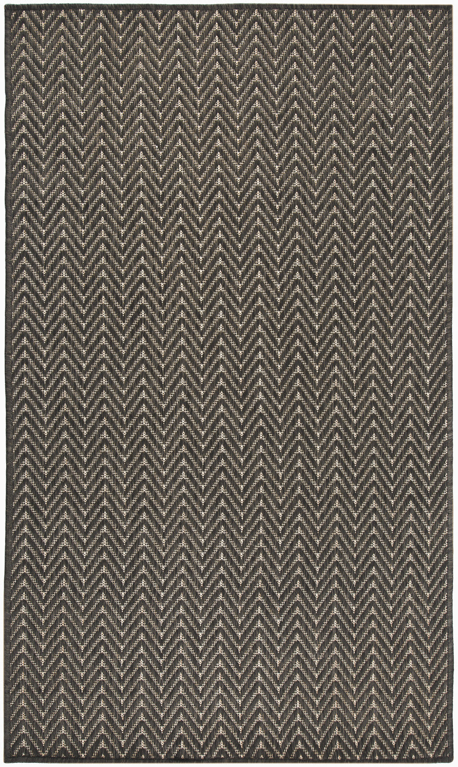 nourison horizon indoor outdoor hoz02 charcoal rug