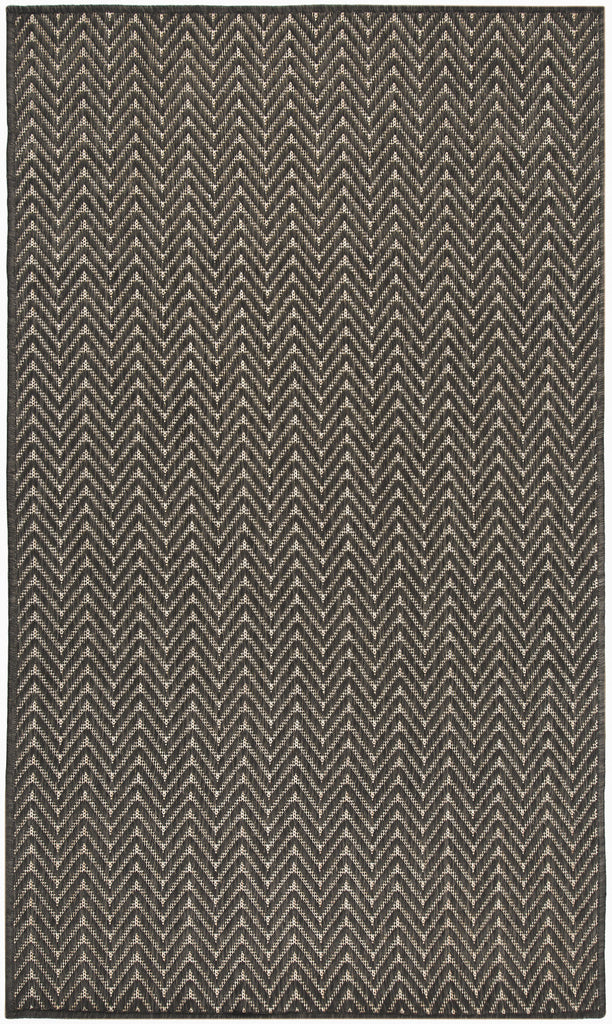 nourison horizon indoor outdoor hoz02 charcoal rug