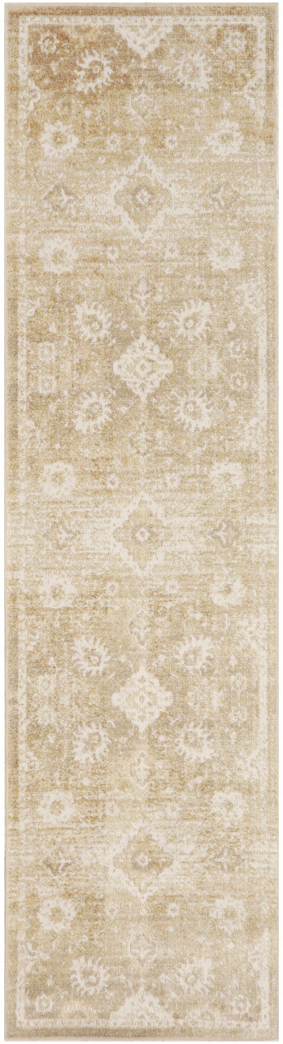 nourison astra machine washable asw19 ivory gold rug