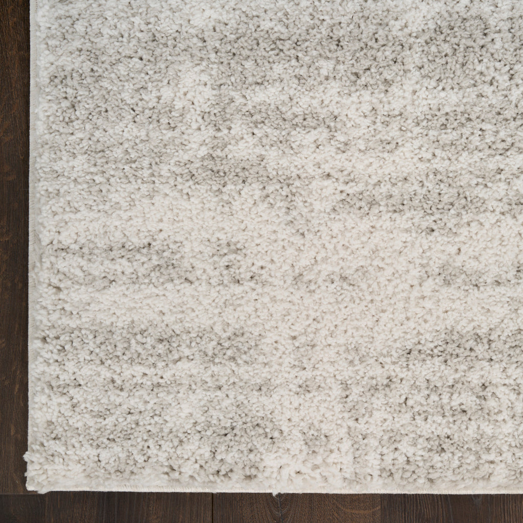 nourison modern shag mmd04 ivory grey rug
