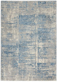 nourison solace sla02 ivory grey blue rug