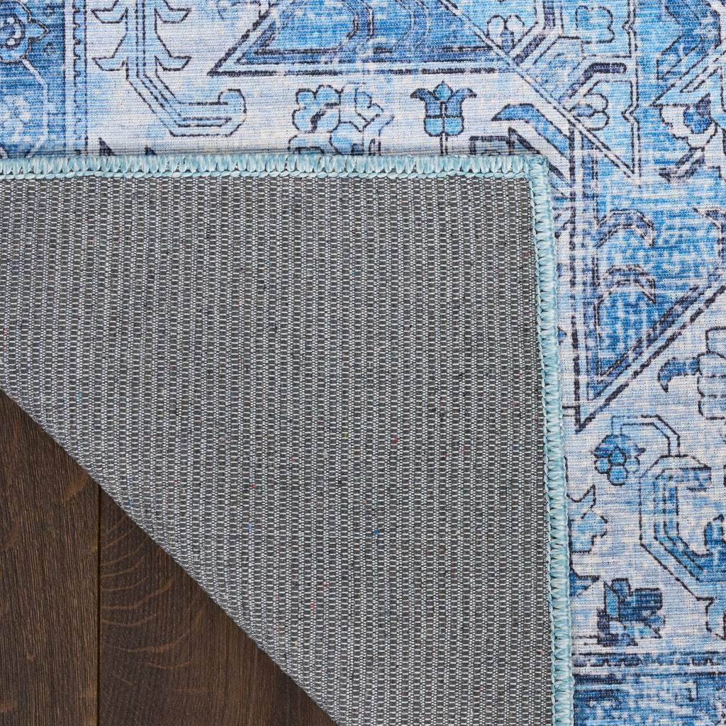 nourison nourison washables nwb15 blue rug
