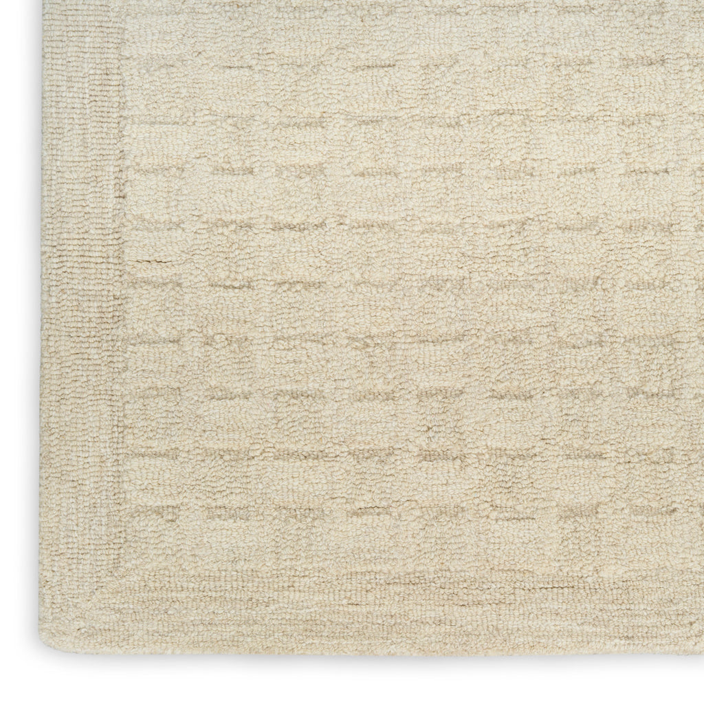 nourison pure grids pgr01 ivory beige rug
