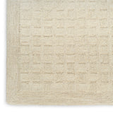 nourison pure grids pgr01 ivory beige rug