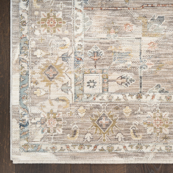 nourison antique fusion anf02 ivory multicolor rug