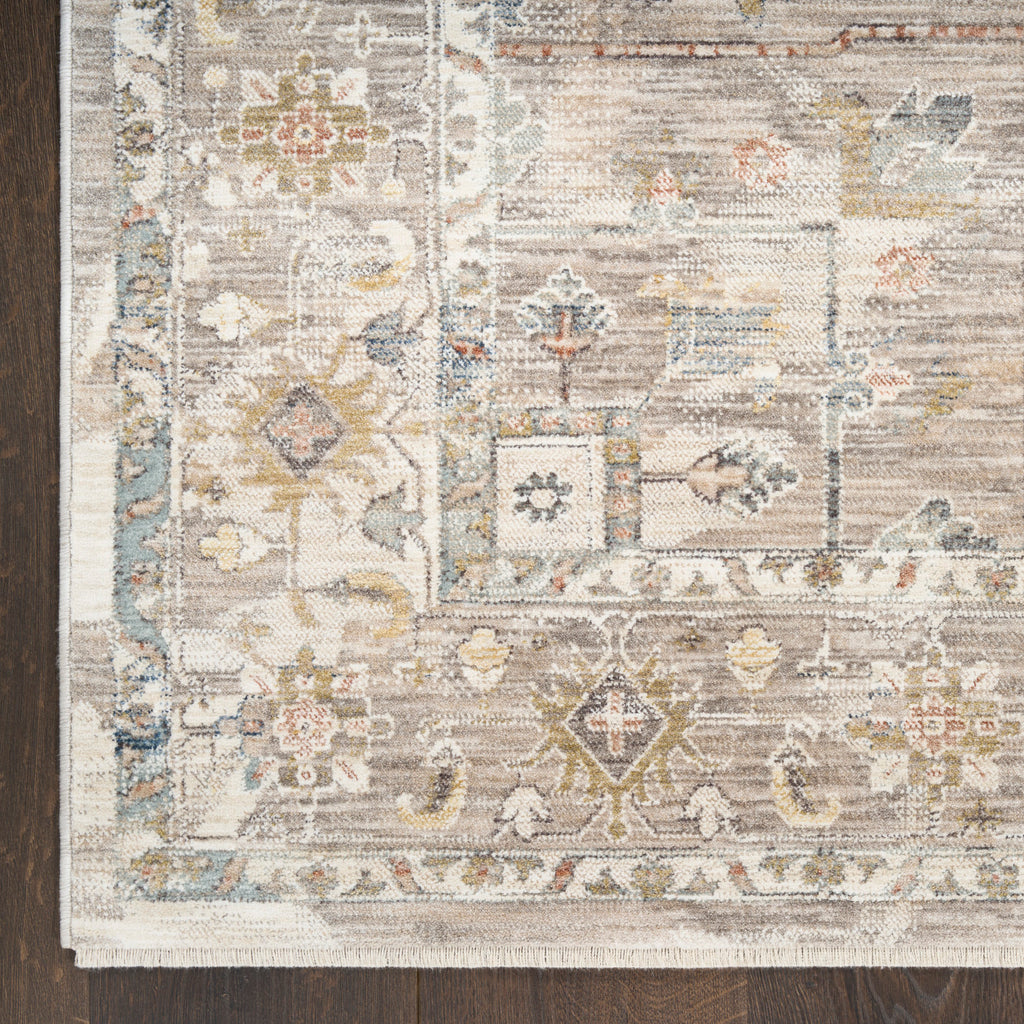 nourison antique fusion anf02 ivory multicolor rug