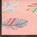 nourison imagination ima12 pink multicolor rug