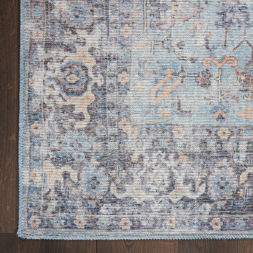 nourison new concept washables sr104 light grey blue rug