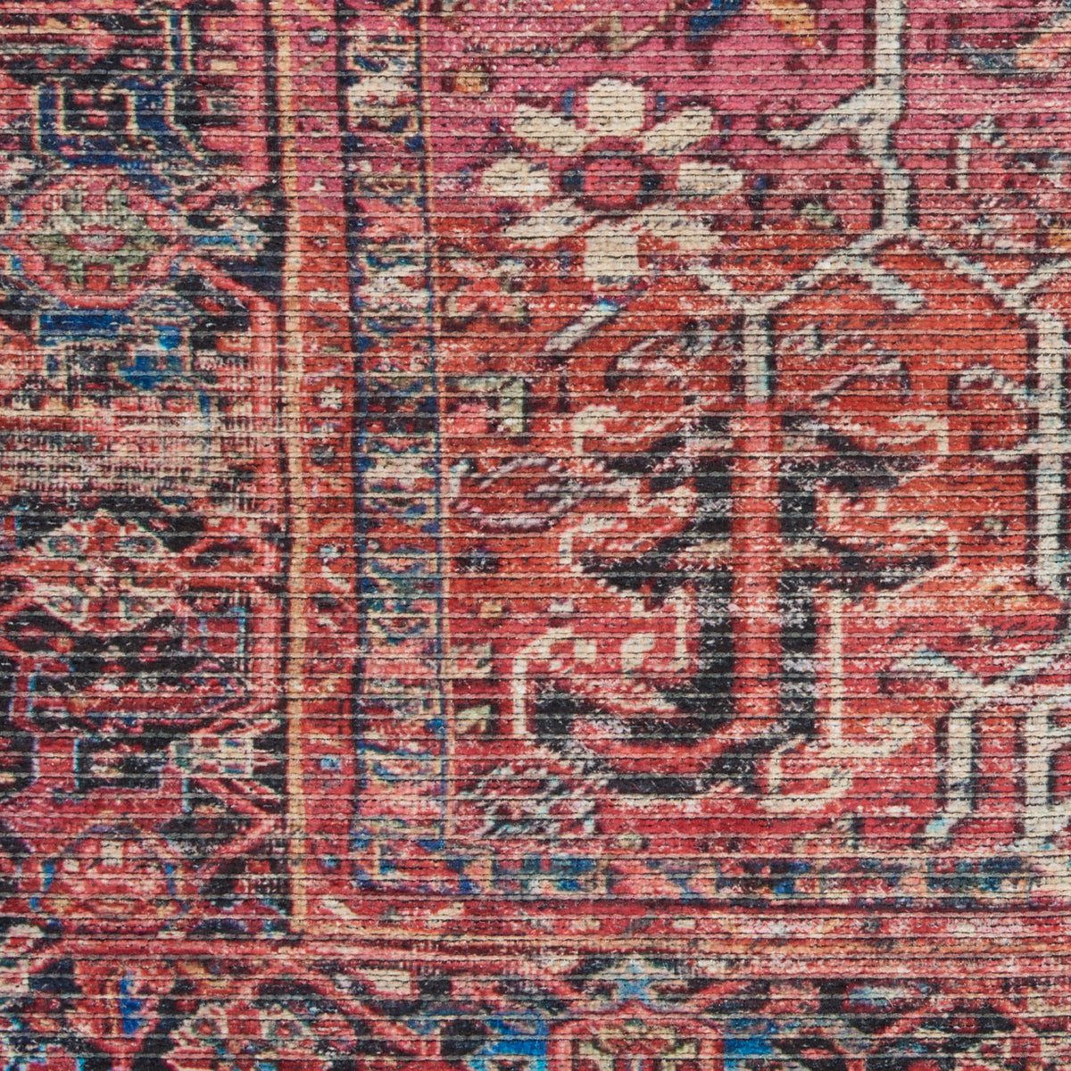 nourison new concept washables sr102 brick rug
