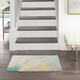 nourison prismatic prs27 grey seafoam rug